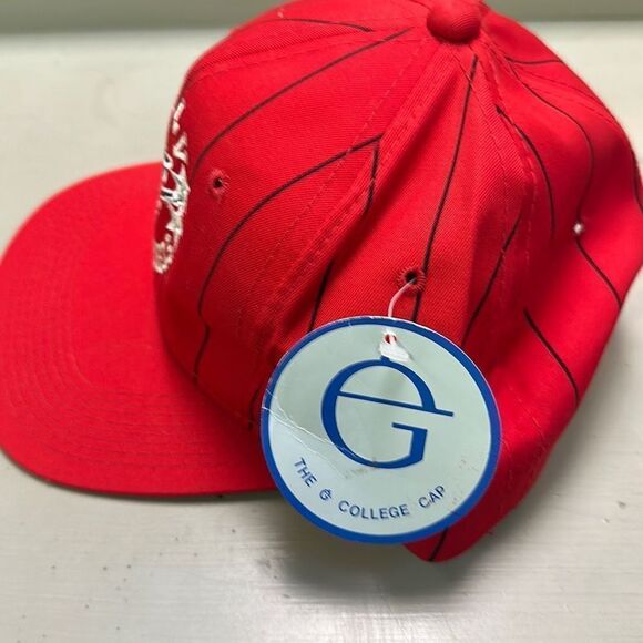 New Vintage 90s The Game Cap Unisex UNLV Runnin Rebels Pinstripe Snapback Hat - Picture 2 of 8